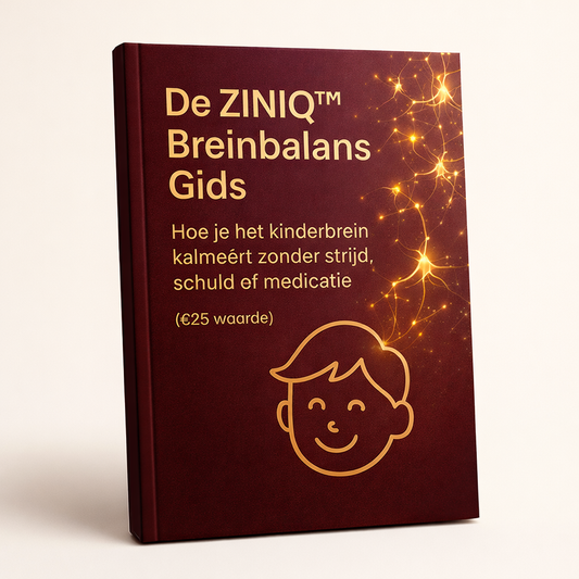 De ZINIQ™ Breinbalans Gids | Hoe je het kinderbrein kalmeert zonder strijd (€25 waarde)
