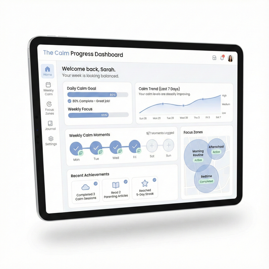 The ZINIQ Calm Progress Dashboard