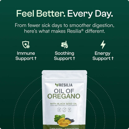 Origan Labs®  DR - Oil of Oregano, Deep Release Softgels - Trust your gut again.